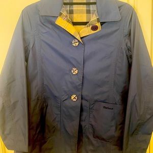 Women’s Barbour wind and rain repellent reversible coat